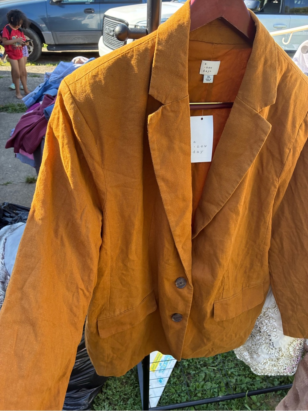 a new day Mustard  Blazer Jacket